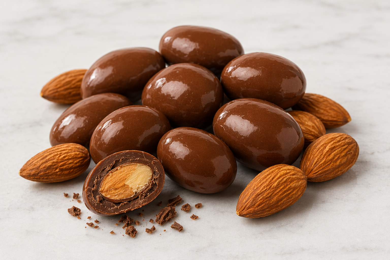 Almendras con Chocolate