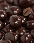 café bañado en chocolate