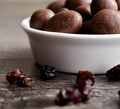 Pasas al Ron con Chocolate